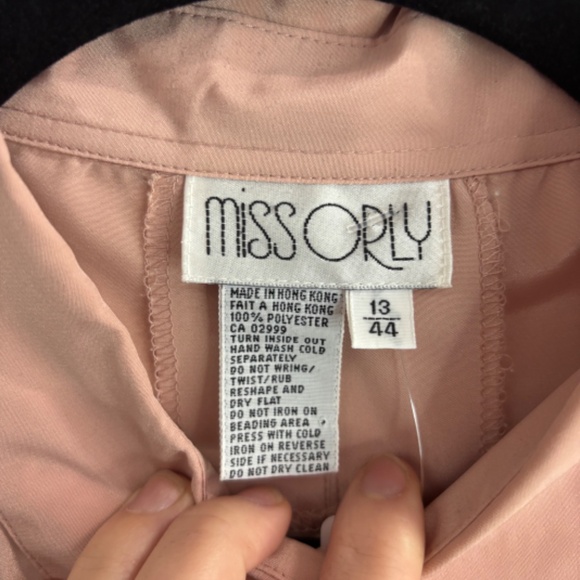 Miss Orly Pastel Pink Floral Blouse - Picture 6 of 6